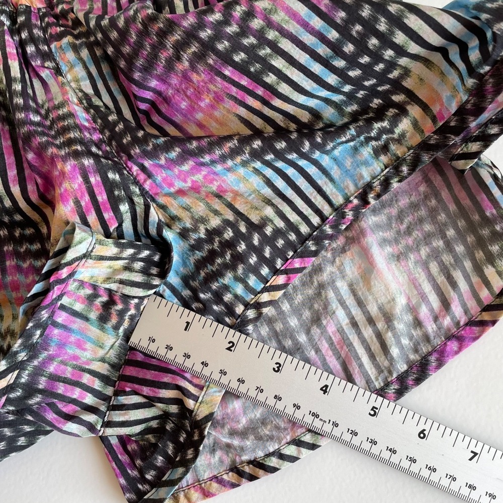 Free People Movement The Way Home Shorts Multi-Color Abstract High Rise Small - Picture 8 of 10
